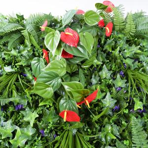 Wholesale Indoor Artificial Plants Live Boxwood Hedge Wall 35mm Plastic from china suppliers