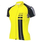 Custom Slim Fit Reflective Stripe 180 Gsm Cycling Bike Tops