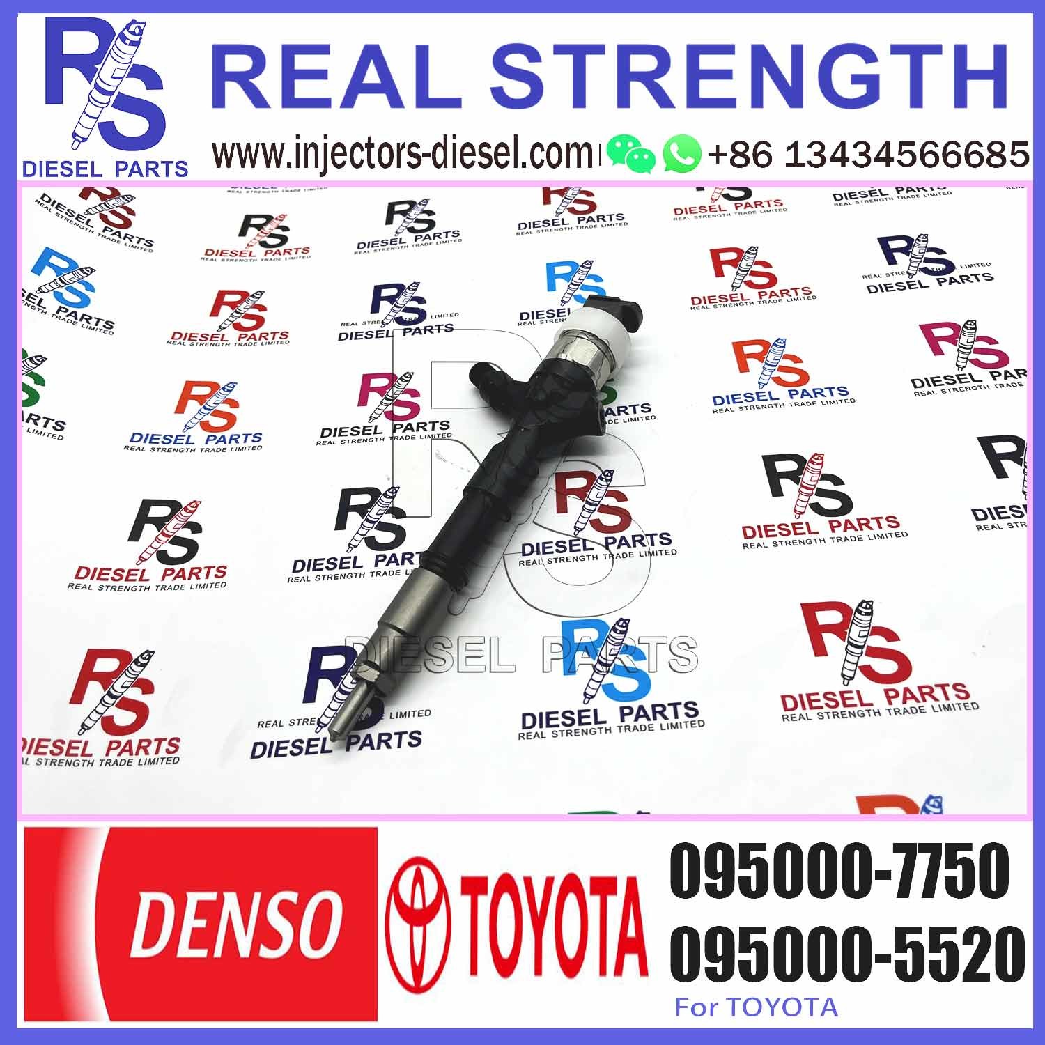 Fuel injector 23670-30300 095000-7760 095000-7761 095000-7751 095000-7750 for diesel engine spare parts