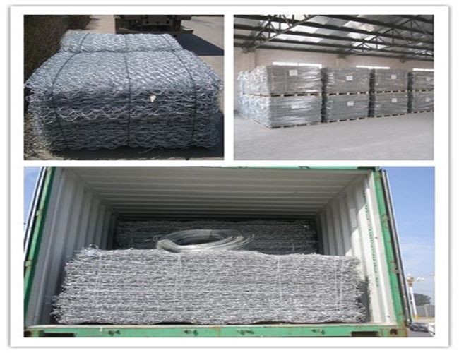 River Protection Reverse Twist 3.5mm Galvanized Gabion Box