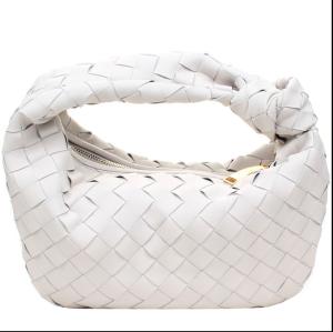 Wholesale Woven Knotted Dumplings Fashion Womens Leather Bag Steamed Buns Small Bags from china suppliers