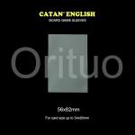 Pp Clear Catan Clear Card Sleeves 56x82mm English Board Game Sleeves