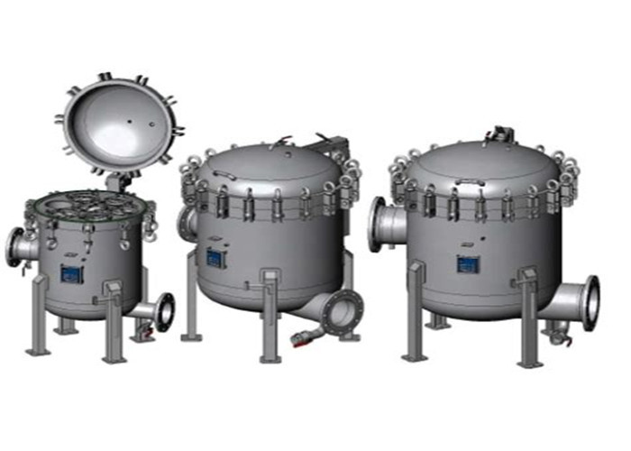 Industrial Clamp Connection Stainless Steel Bag Filter Housing For Liquid Filtration