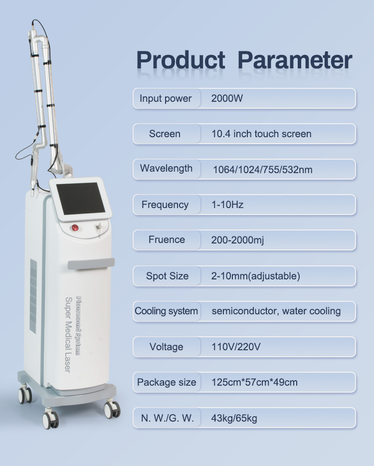 Nd Yag Laser Tattoo Removal Laser Spot Welding Nd Yag 1064 Laser Machine