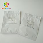 White Plastic Stand Up Body Scrub Cosmetic Packaging Bag For Sea Salt Bathing