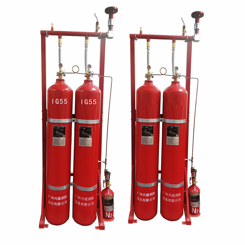 High Safety Inert Gas Fire Suppression System ≤10s Spraying Time Easy Installation