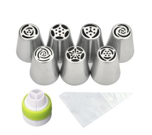 Wholesale Stainless Steel Large Size Icing Syringe Set DIY Nozzle+1Tri-Green Color from china suppliers