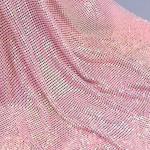 Sparkling Metal Sequin Fabric Eco Friendly For Interior Decoration