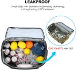 Cute Insulated Cooler Tote Bag Beach Beverage Sport Camping Freezer 15X10X10"
