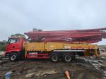 Concrete Pump Vibrating Amplitude 2.6mm Heavy Equipment 49m Boom Pump Truck