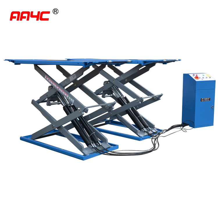 Low Profile Full Rise Scissor Vehicle Lift Surface Mounted 3T 6613lbs