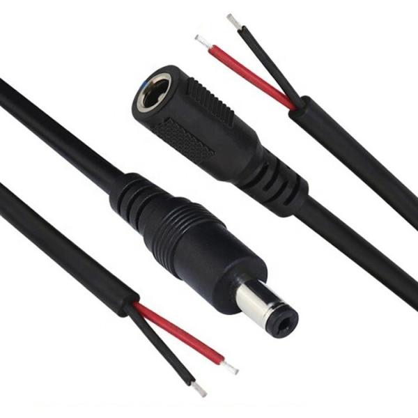 12V DC Barrel Jack 5.5x2.1mm 5.5x2.5mm 3.5x1.35mm Male Female Socket to Open