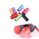 Blue Green Dog Waste Bag Holder 11.5*4.3cm Plastic Dog Poop Holder For Walks