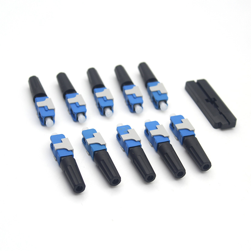 SC/APC Fiber Field Assembly Optical Fast Connector for Seamless FTTx Connections