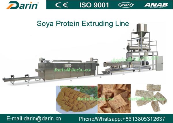 Textured Fiber Vegetarian Snack Food Extruder Process Line,Unique Design,5-stars