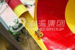 Aqua Park Adult And Children Tornado Water Slide Large Customized