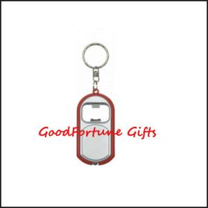 Wholesale Bottle Opener Led Light Keyrings printed logo keychain from china suppliers
