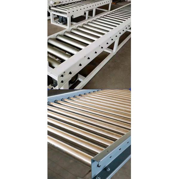 Explosion-Proof Roller Conveyor Line Customized Frame Width 500 mm Roller Diameter 50 mm Manual for Chemical Plants