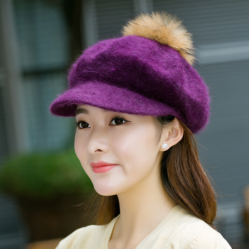 Stock hats knitted winter ladies hats with assorted hats for ladies