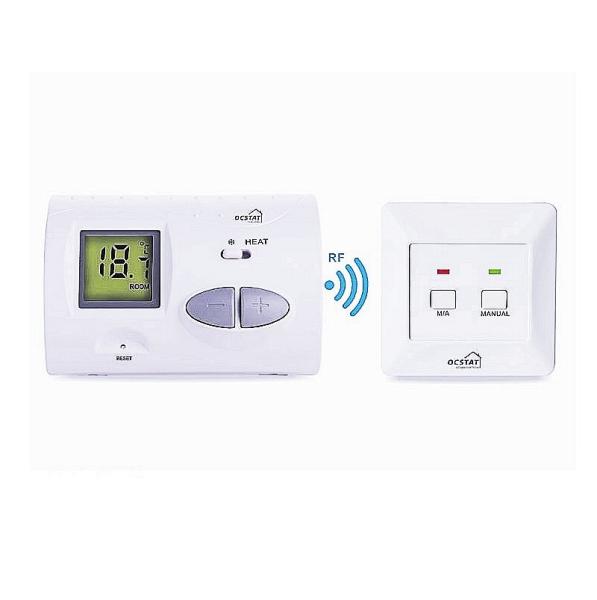 White Color Temperature Controller Digital Heating Adjustable Room Themostat