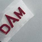 3D Eco Friendly Silicone Heat Transfer Label Embossed Logo For Garment