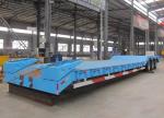 Fuwa/BPW Axle Detachable Gooseneck Low Bed Semi Trailer for Excavator Constructi