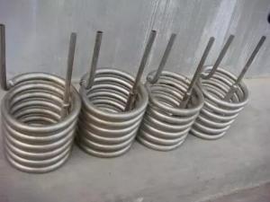 Wholesale Bespoke Titanium Chiller Coil Tubing Pure Ti Gr2 Seamless Welded For Tubular Heat Exchanger from china suppliers