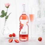 Glass Collar Mineral Water Bottle 500ml 750ml 25 oz White Wine Bubble Champagne