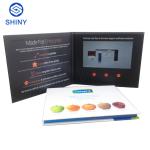 7 Inch Video Brochure Cards Book LCD Brochure For Advertising
