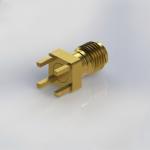 1.85-KHD Copper RF Straight Connector DC - 67 GHz Dustproof For Military