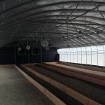 30x100ft Single Span Greenhouse Light Deprivation System Blackout Greenhouse For