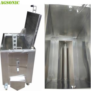 Wholesale Double Walled Insulated Stainless Steel Soak Tank Trolly Heated Ultrasonic 2KW from china suppliers