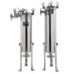 316L PTFE Gasket Multi Water Bag Filter Mirror Polished Housing