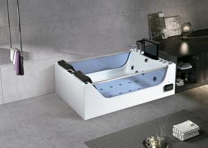 Wholesale 2 Person Jacuzzi Bath Tub Bubble Soaking Massage Freestanding With TV from china suppliers