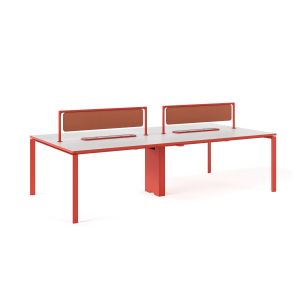 Wholesale FLEX Modern 4 Person Workstation With Generous Face To Face Design Ample Workspace from china suppliers