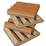 Melamine Surface Slotted Wooden Grooved Acoustic Panel Sound Absorbing MDF Board