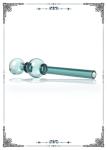Hand Blown Smoking Burning Tube Borosilicate Glass Bong Minted Color