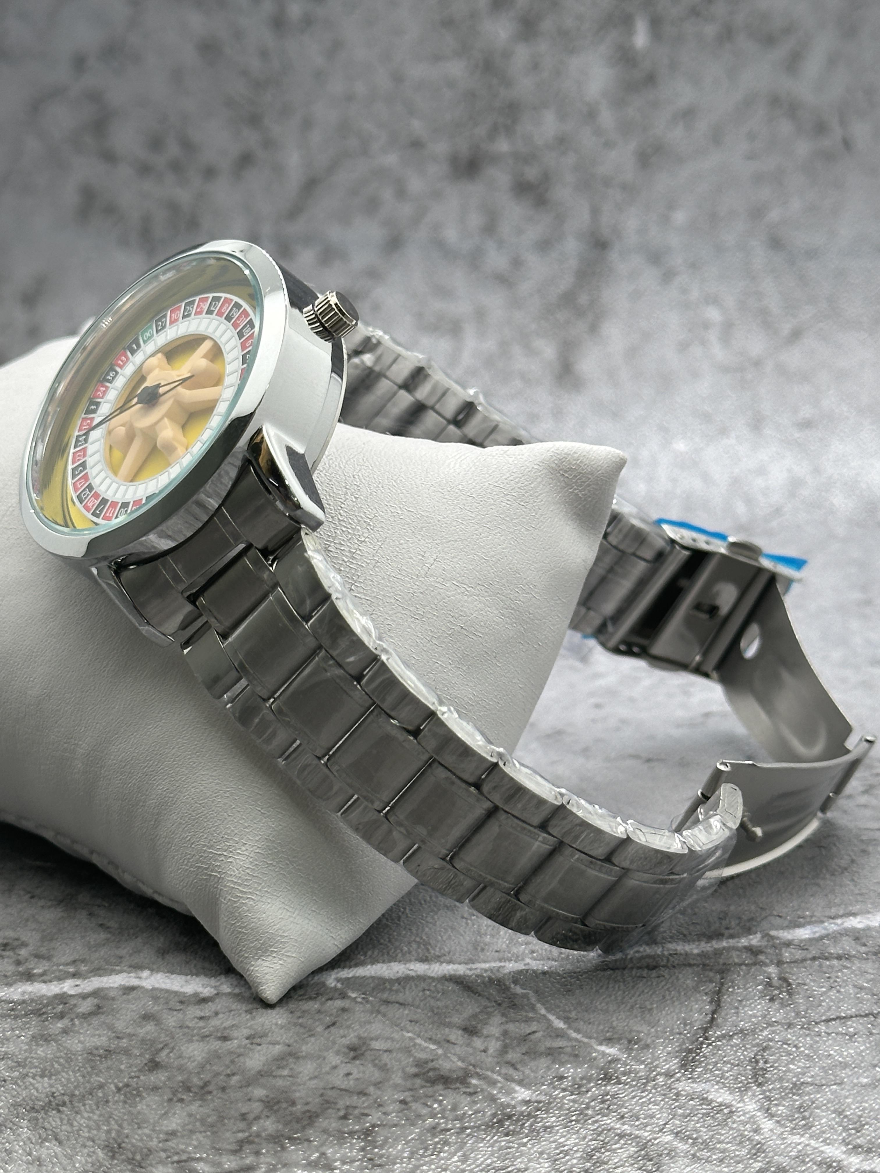 Colorful Rotating Fashion Stainless Steel Watch