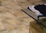 Glazed 600x600 Ceramic Floor Tiles Yellow Accidental Colouring 10mm Thick