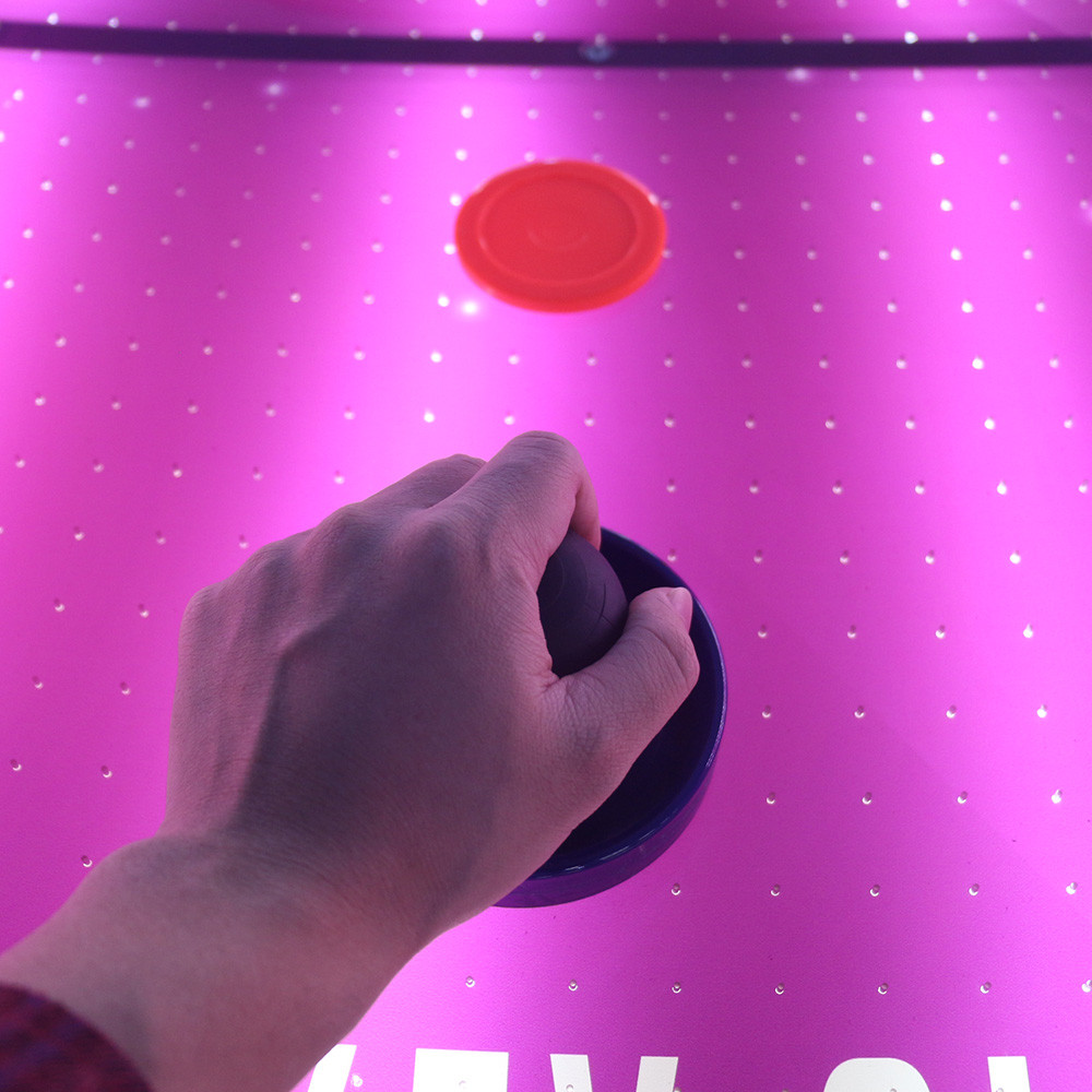 Coin Operated Air Hockey Table Game Machine For Amusement Park 180W Power