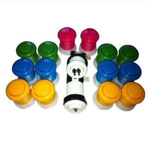 Wholesale USD5.95---Button kits-arcade button with built-in switch from china suppliers