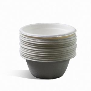 Wholesale Water Resistant Leakproof Biodegradable Sugarcane Bagasse Cup Sauce Cups And Lids from china suppliers