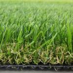 Green Outdoor Artificial Grass Carpet Residential Environmantally Decoration