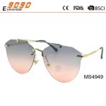 New colorful fashion sunglasses,made of metal with plastic tip,suitable for