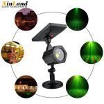 Outdoor USB Solar Powered Projector Christmas Lights Waterproof Landscape