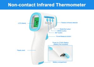Wholesale Digital Dual Mode Infrared Forehead And Ear Baby Thermometer Plastic from china suppliers