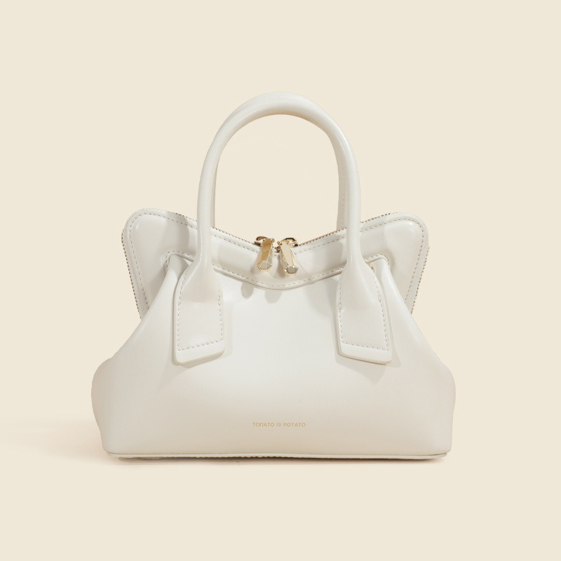 End and Exquisite Women's Crossbody Bag Made of Genuine Leather with Unique Pattern