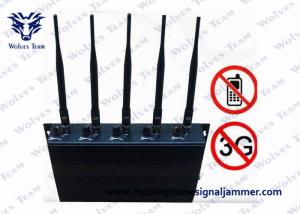 Wholesale Black Cover Mobile Phone Blocker Jammer , Cell Phone Scrambler 3000g Light Weight from china suppliers
