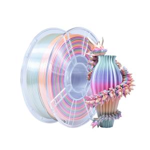 Wholesale PLA+ Filament Candy PLA+ Silk Rainbow 1.75mm 3D Printer Filament from china suppliers