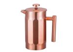 Highly Polished Double Wall French Press Coffee Maker 27oz Stainless Steel SS304